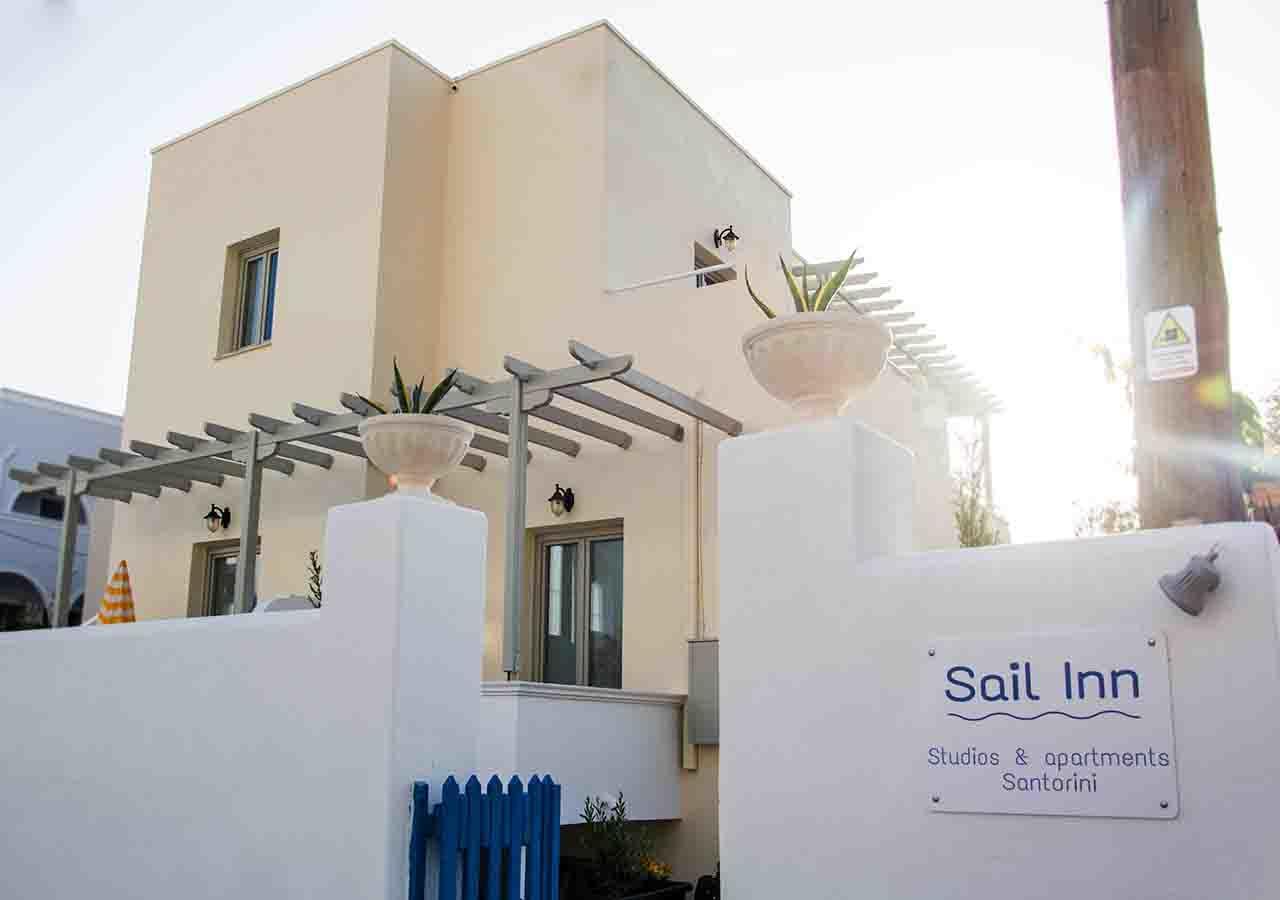 Sail Inn Studios & Apartments Kamari  Ngoại thất bức ảnh